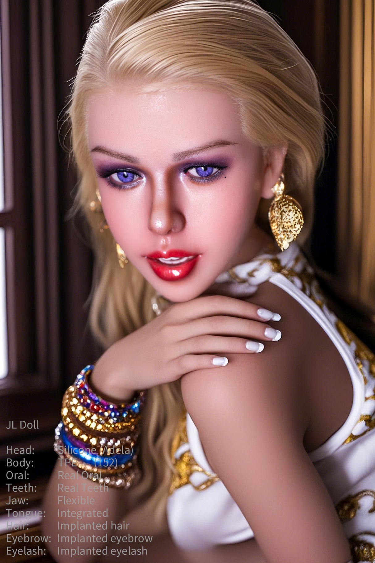 152cm/5ft D-cup Silicone Head TPE Body Sex Doll – Desma