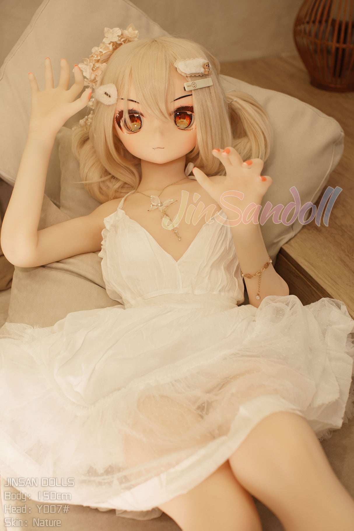 150cm/4ft9 A-cup S-TPE Sex Doll – Delicia