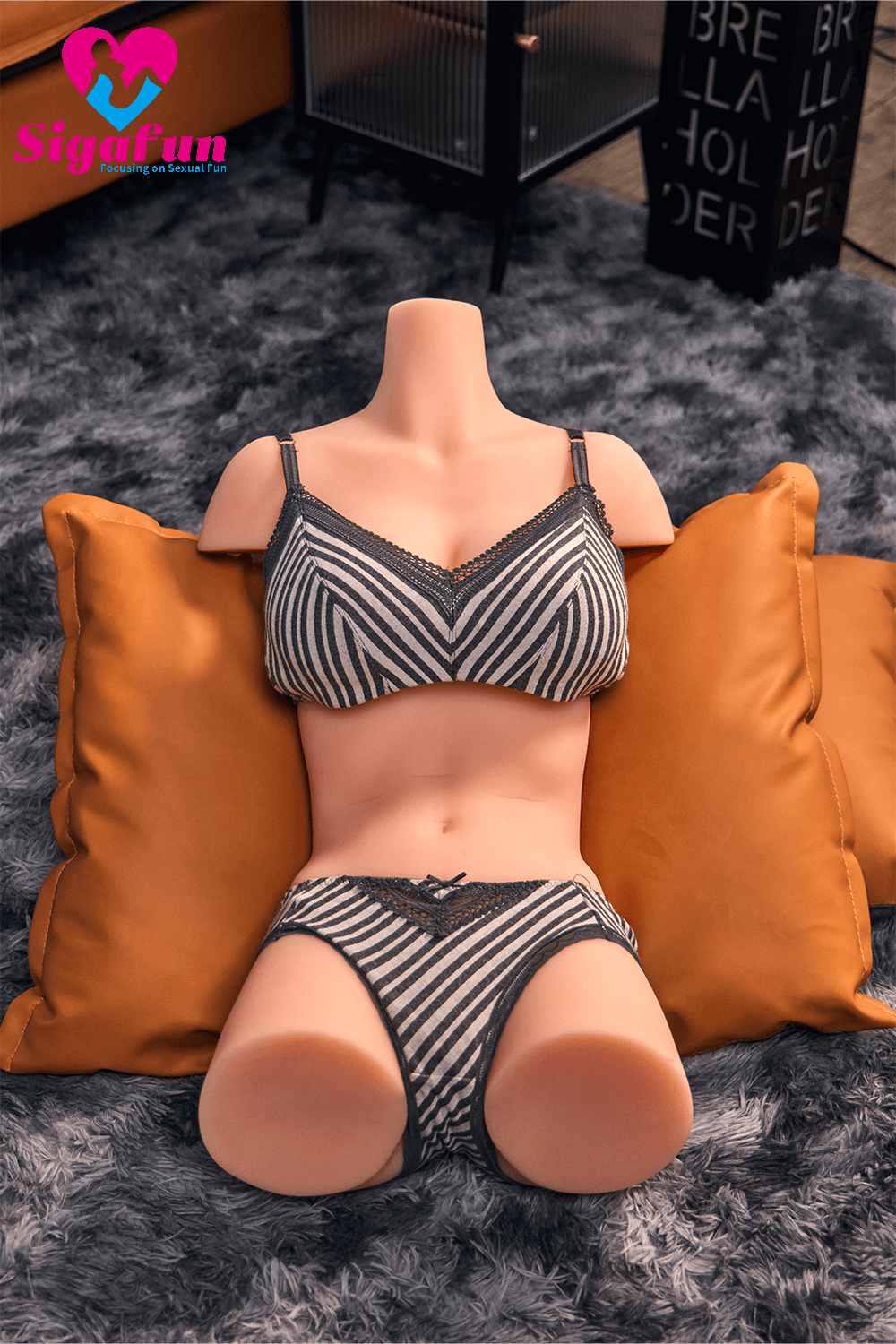 69cm/2ft3 D-cup Silicone Sex Doll Torso – Akiko