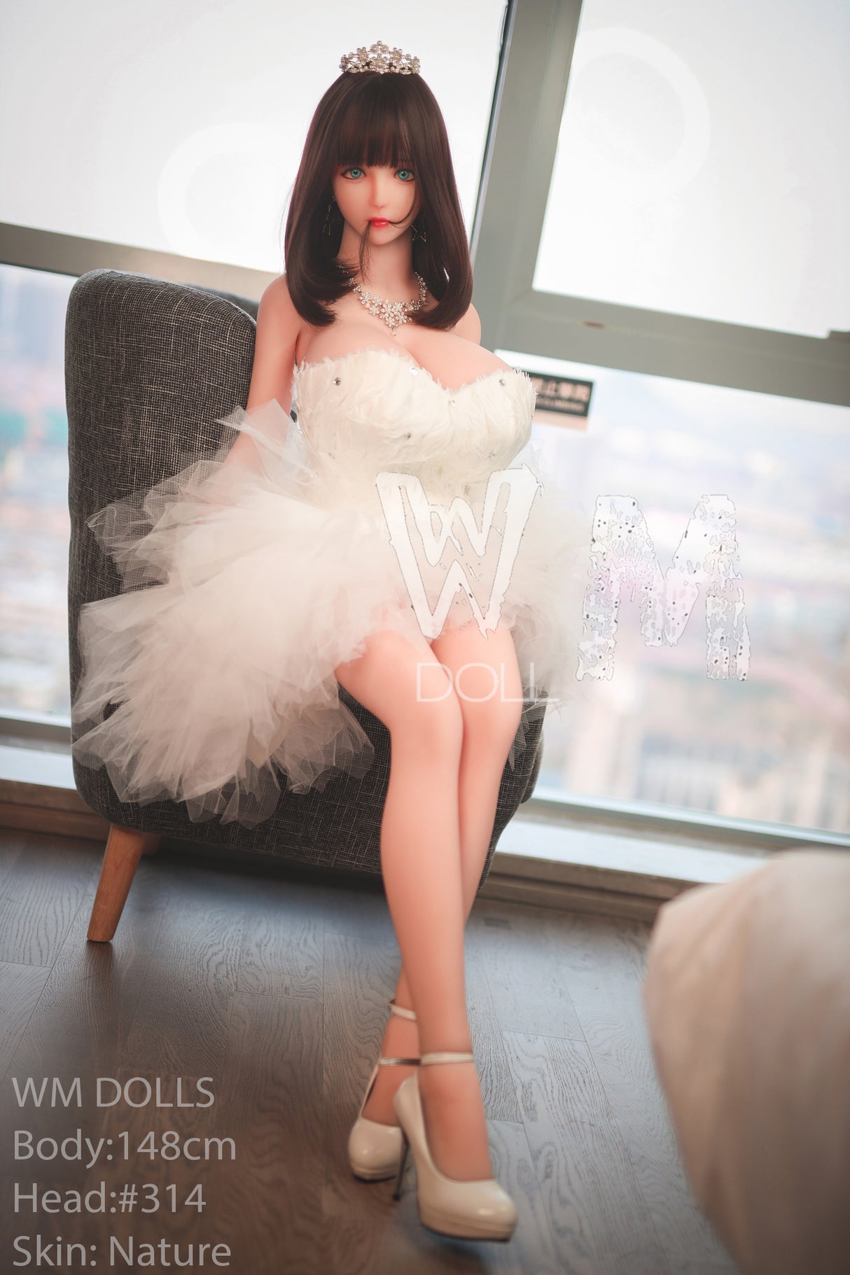 148cm/4ft9 J-cup S-TPE Sex Doll – Paris