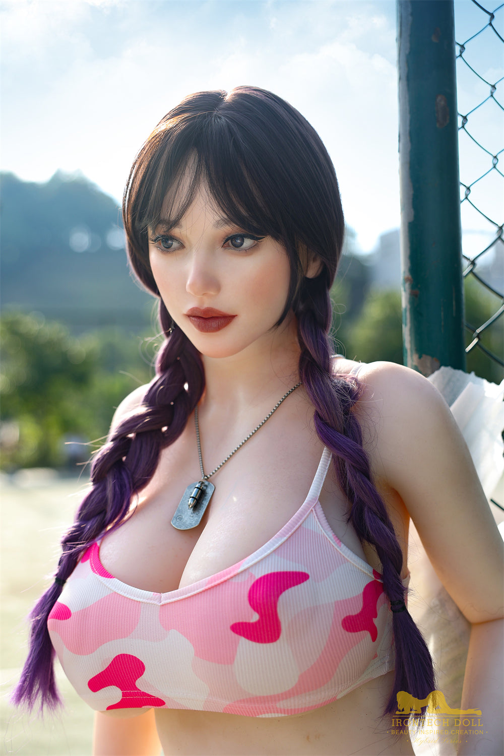 163cm/5ft3 F-cup Silicone Head TPE Body Sex Doll – Sasha