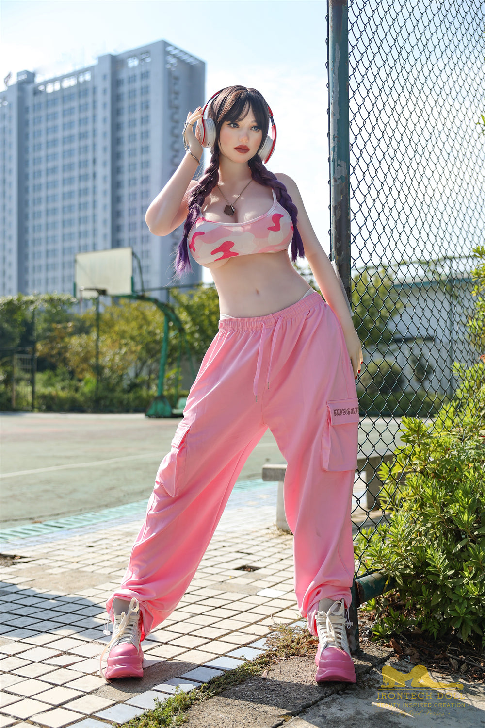 163cm/5ft3 F-cup Silicone Head TPE Body Sex Doll – Sasha