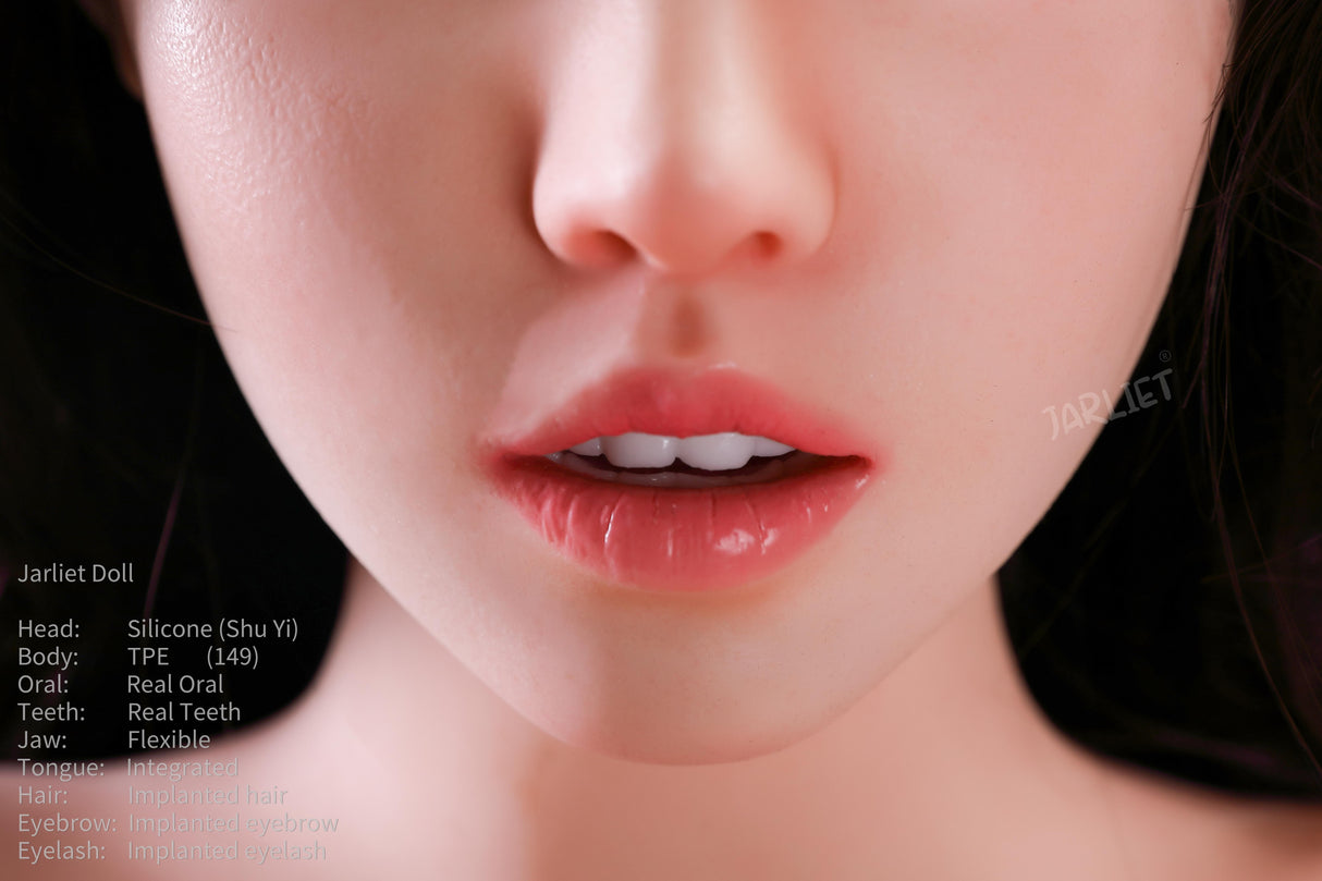 149cm/4ft9 D-cup Silicone Head TPE Body Sex Doll – Elowen