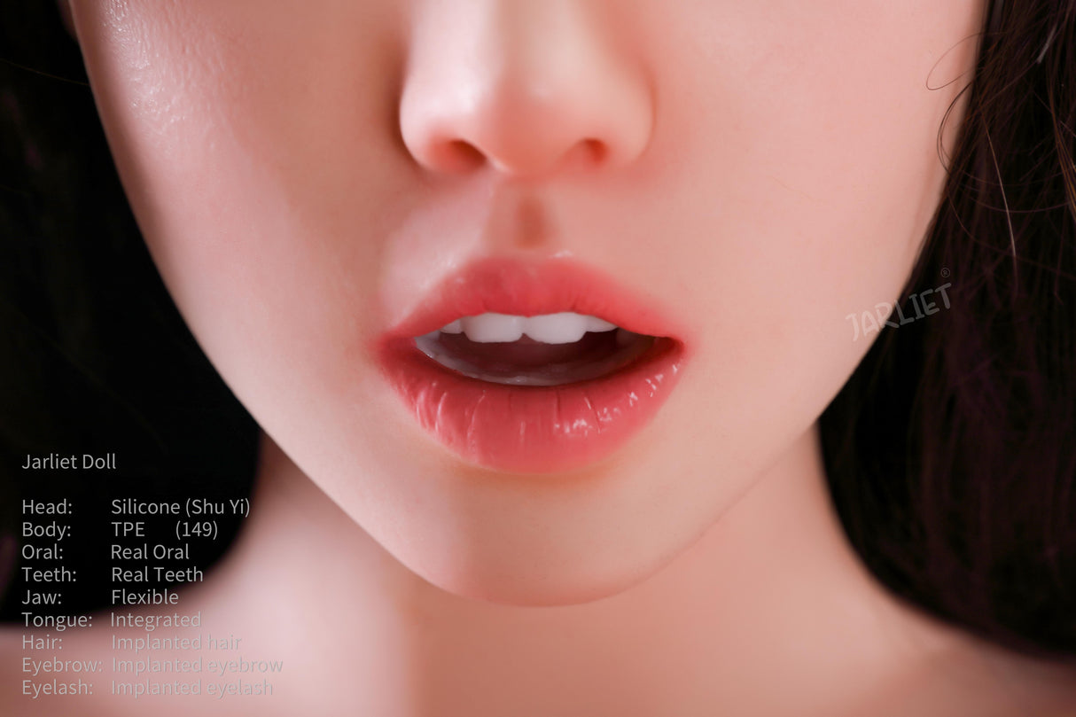 149cm/4ft9 D-cup Silicone Head TPE Body Sex Doll – Elowen