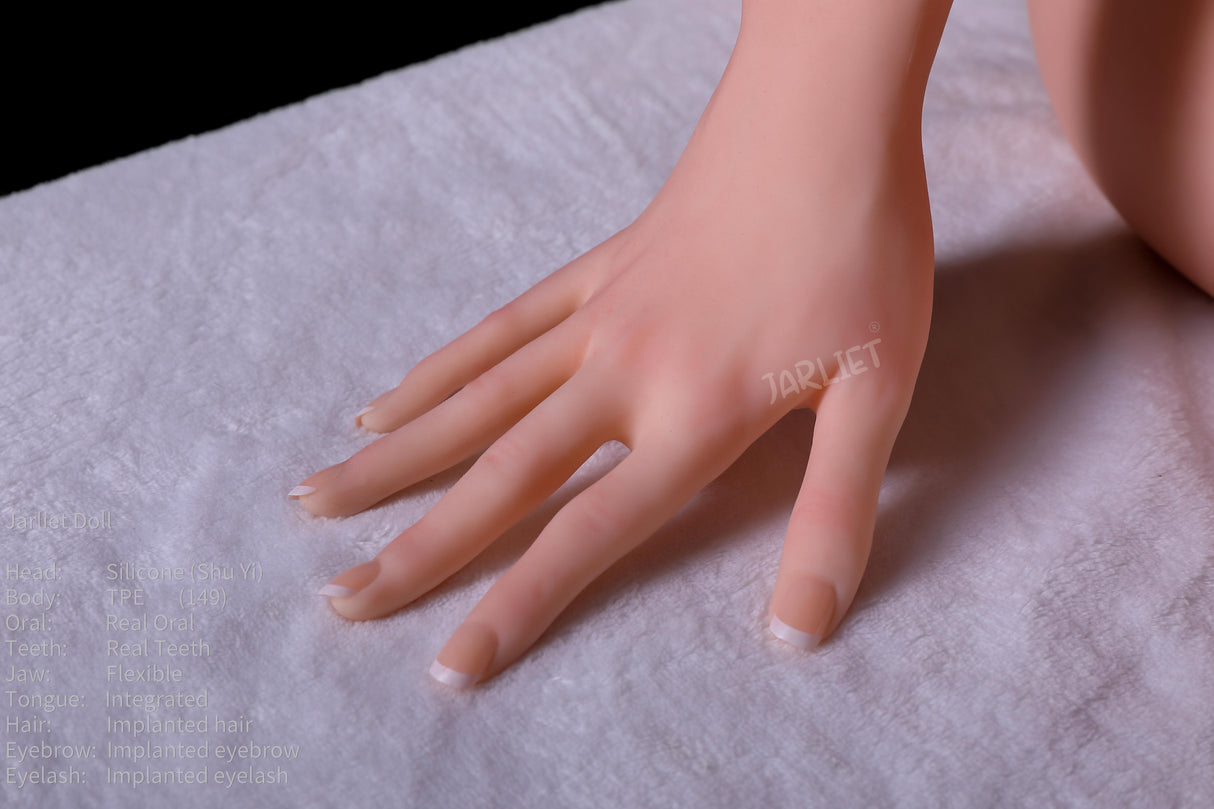 149cm/4ft9 D-cup Silicone Head TPE Body Sex Doll – Elowen