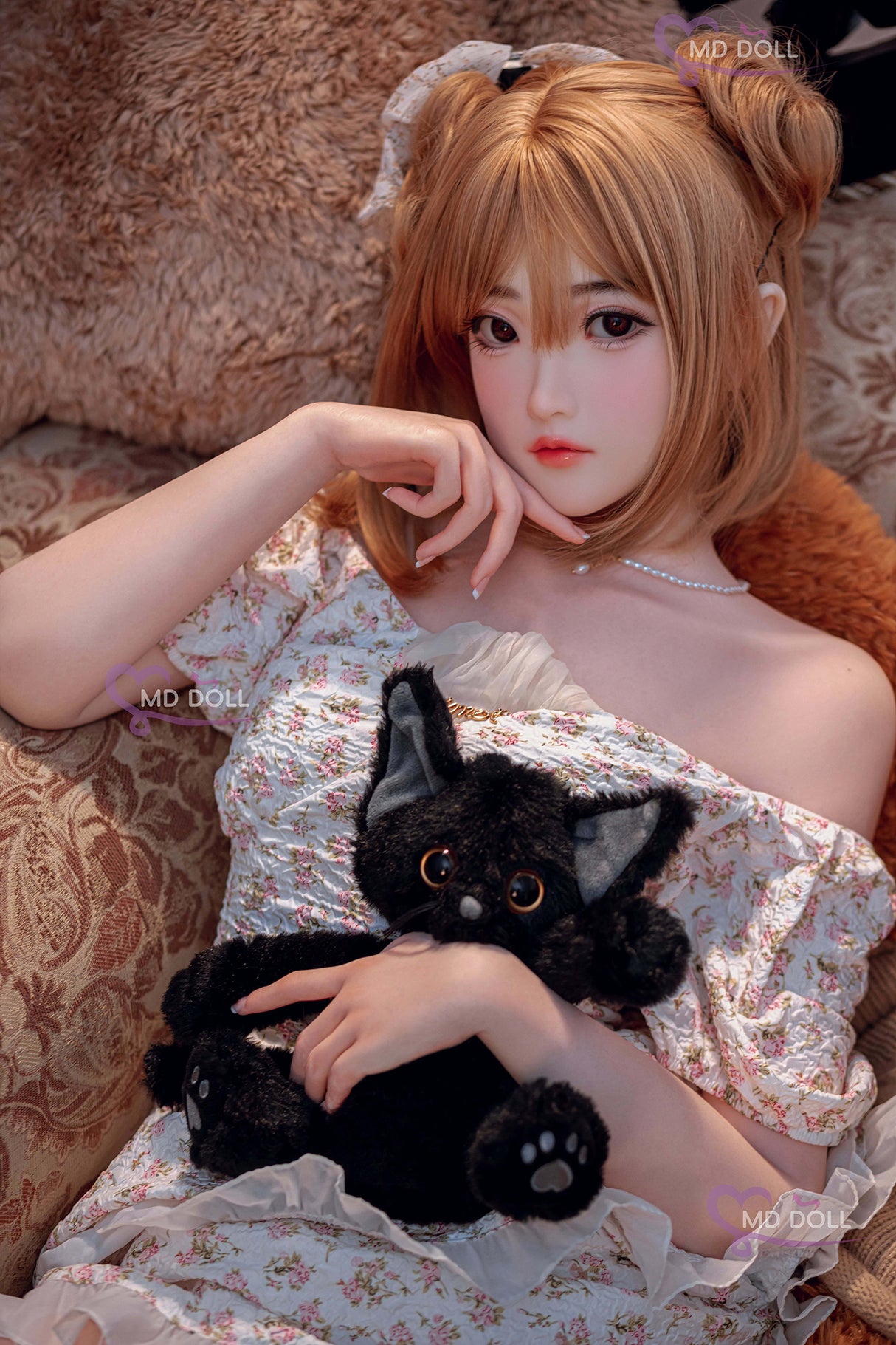 150cm/4ft9 A-cup Silicone Sex Doll – Lily