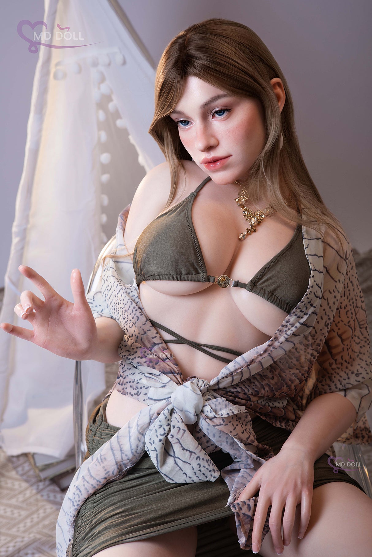 166cm/5ft4 D-cup Silicone Sex Doll –Seraphina