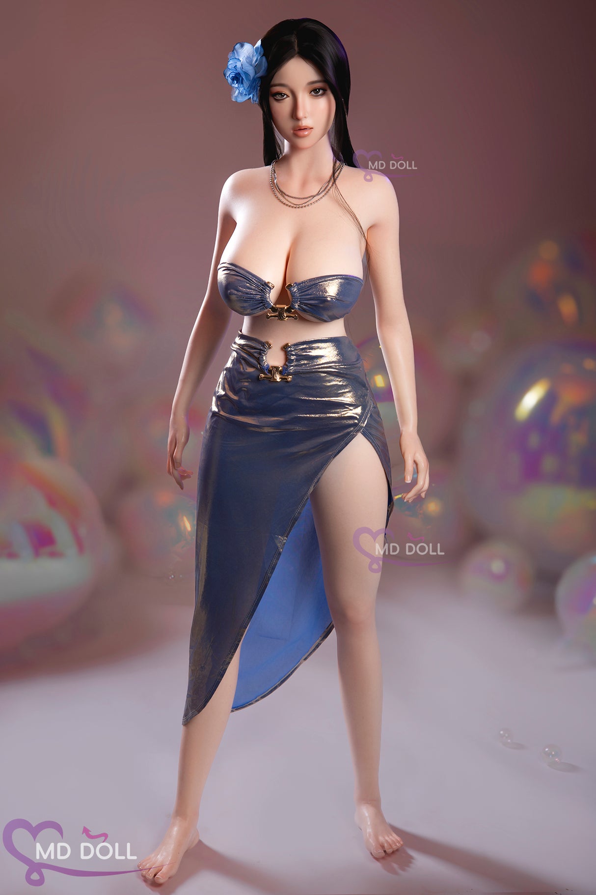 164cm/5ft5 H-cup Silicone Sex Doll – Violet