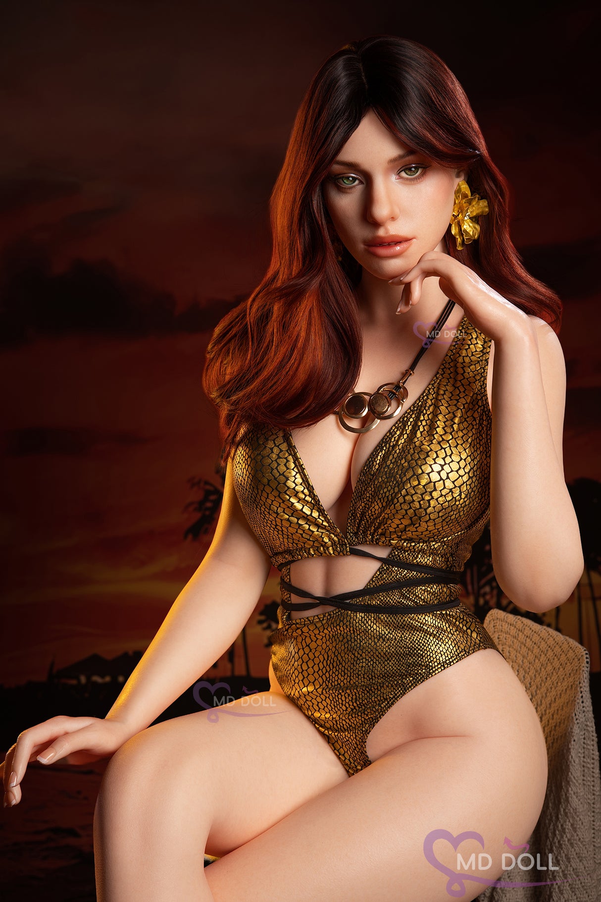 166cm/5ft4 D-cup Silicone Sex Doll –Eleanora