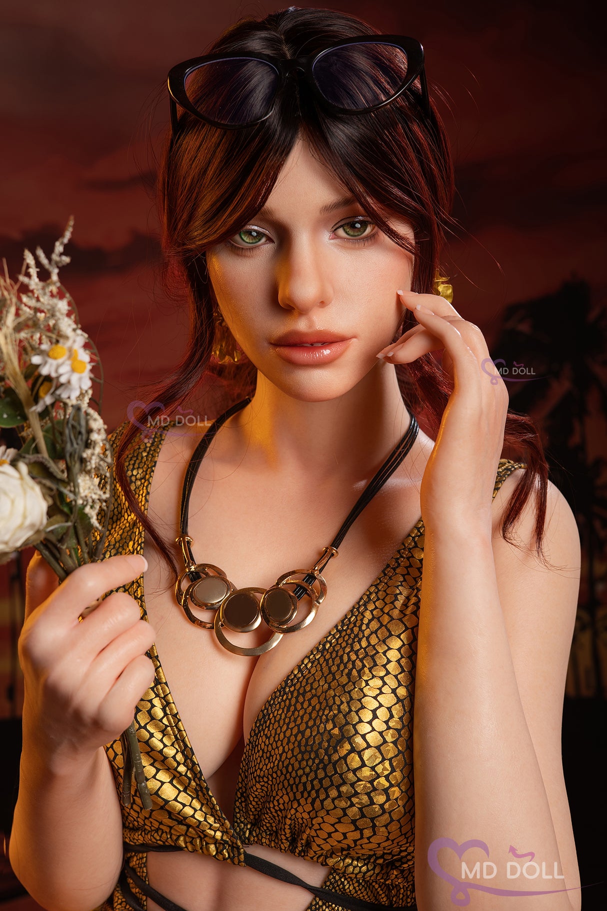 166cm/5ft4 D-cup Silicone Sex Doll –Eleanora