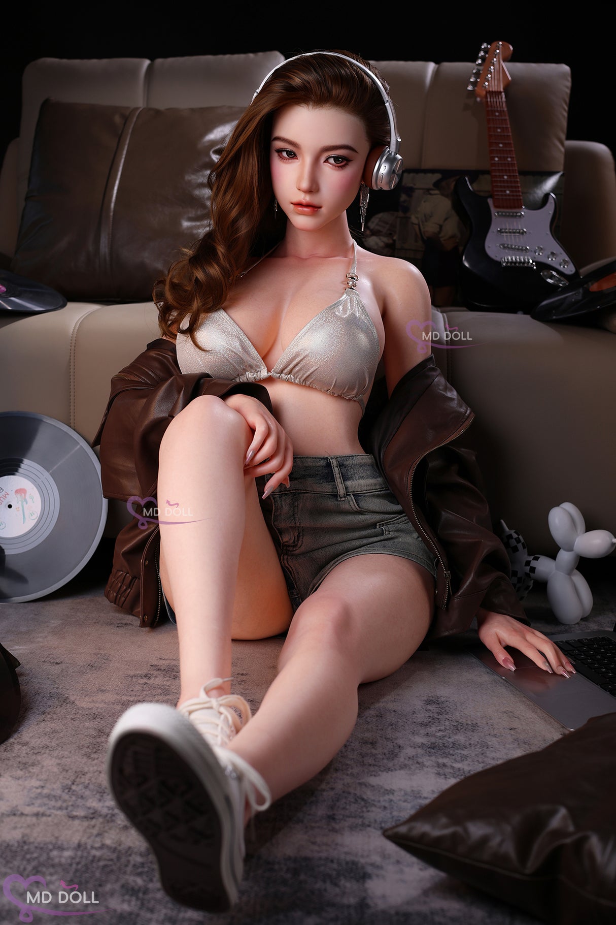 166cm/5ft5 F-cup Silicone Sex Doll – Heather