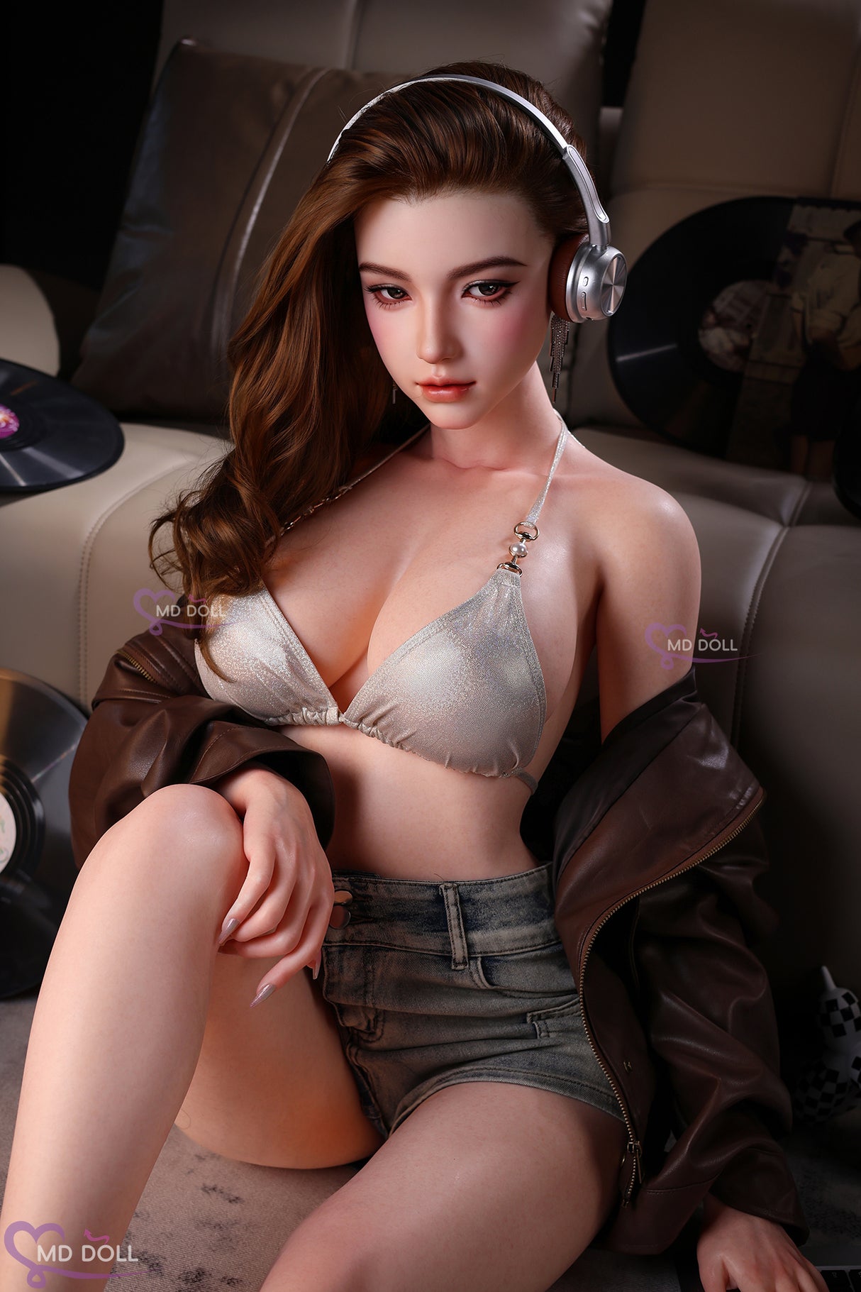 166cm/5ft5 F-cup Silicone Sex Doll – Heather