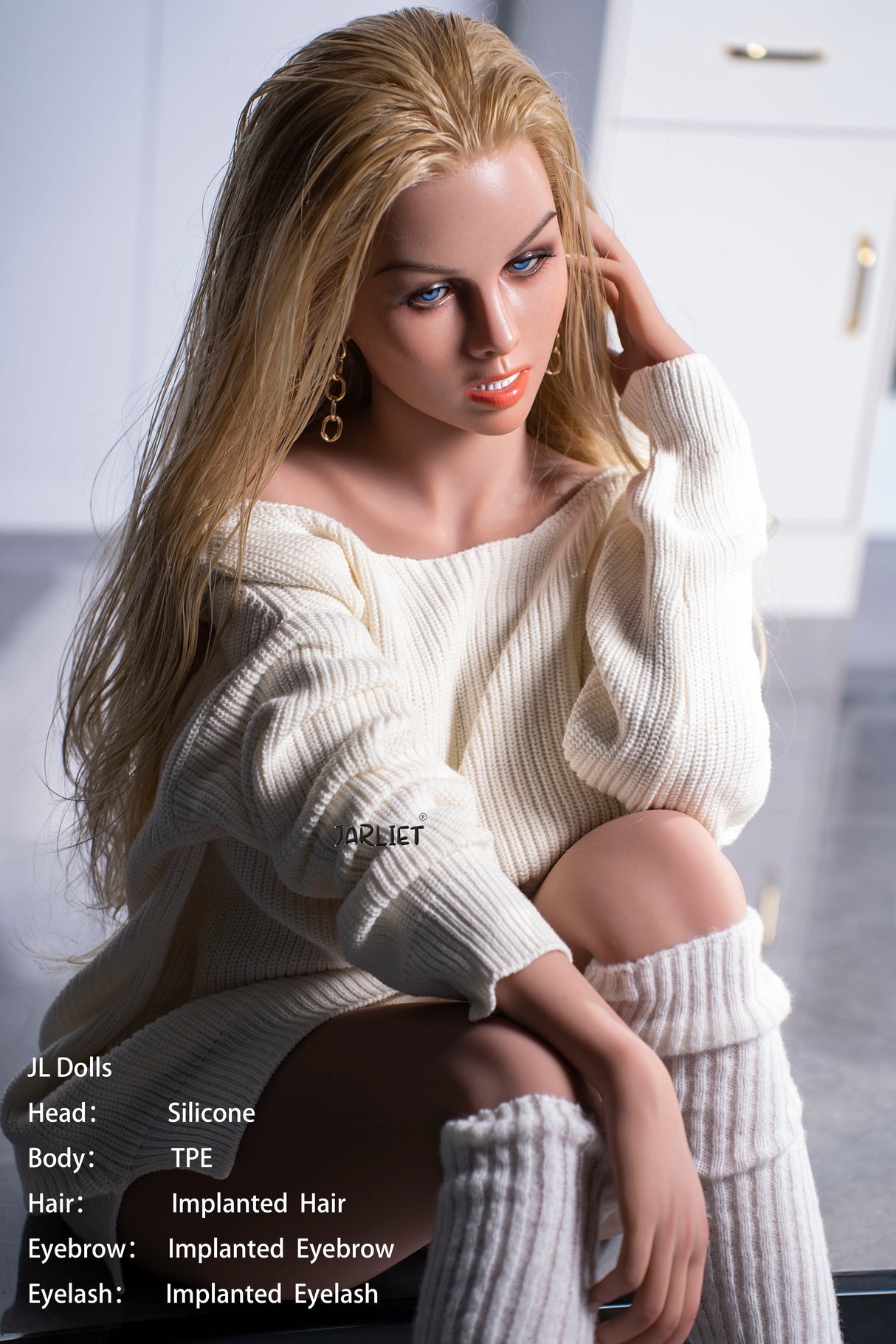 148cm/4ft9 E-cup Silicone Head TPE Body Sex Doll – Jaida