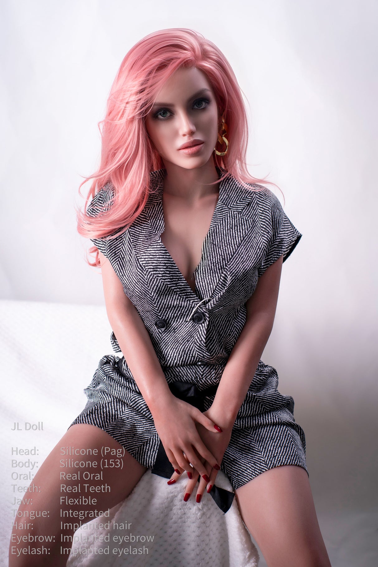 153cm/5ft1 D-cup Silicone Sex Doll – Faye