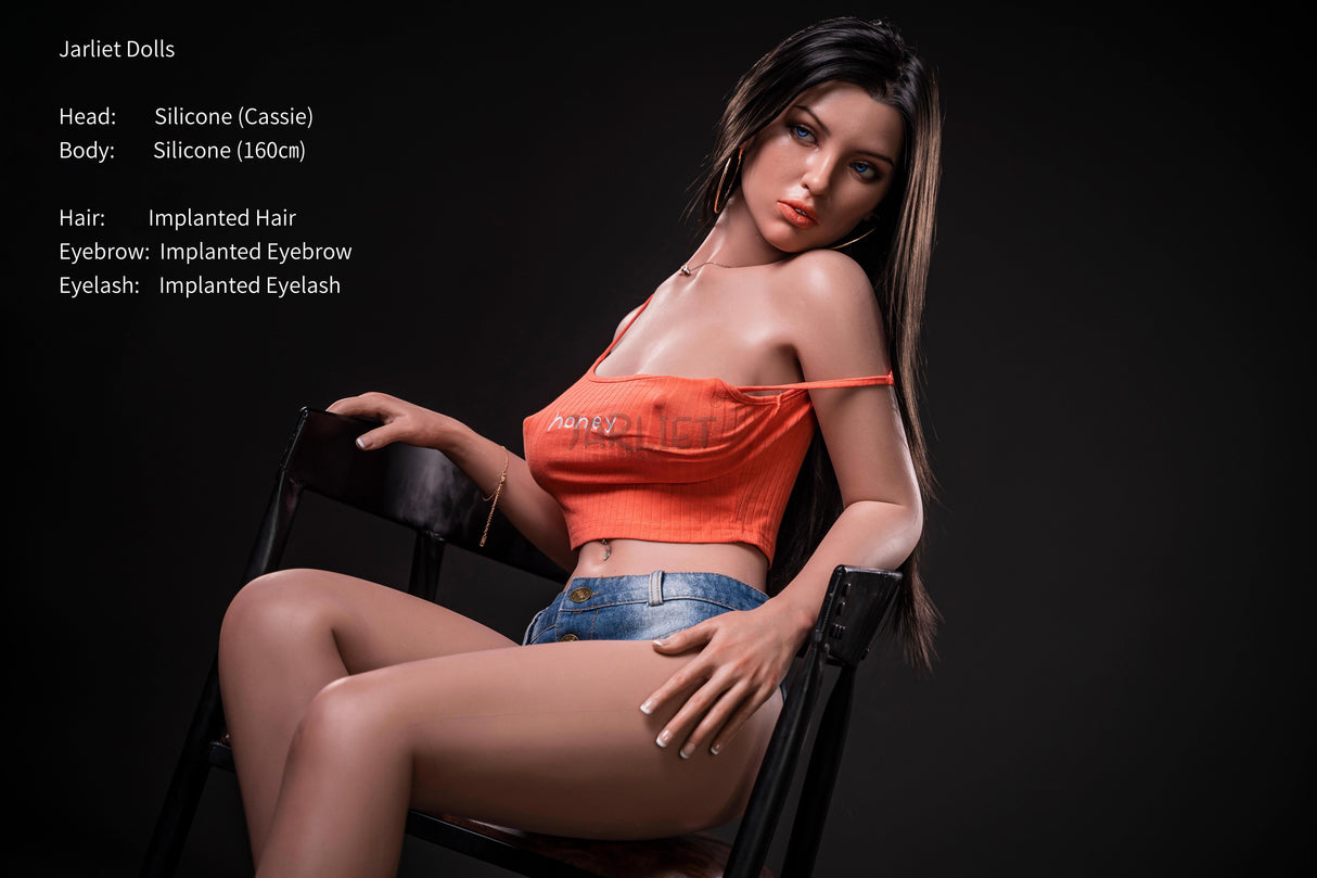 160cm/5ft3 F-cup Silicone Sex Doll – Kissy