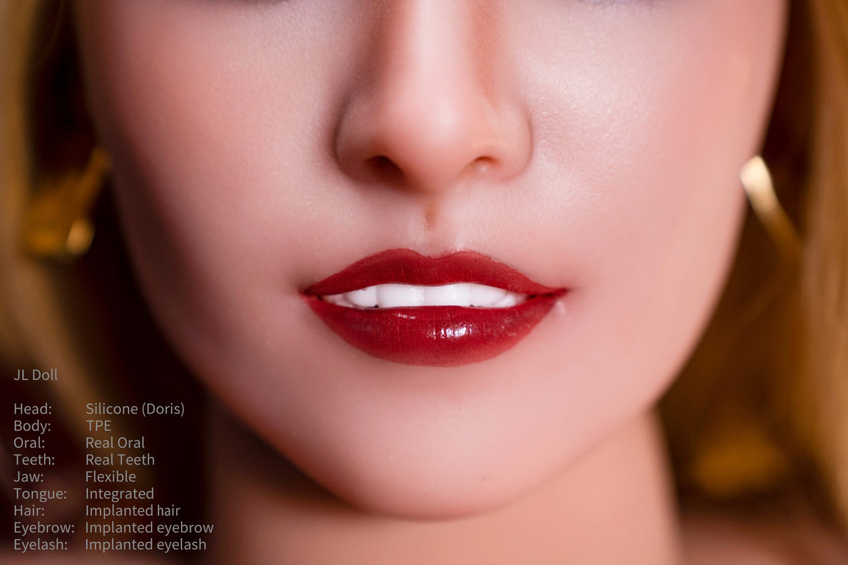 148cm/4ft9 E-cup Silicone Head TPE Body Sex Doll – Vivika
