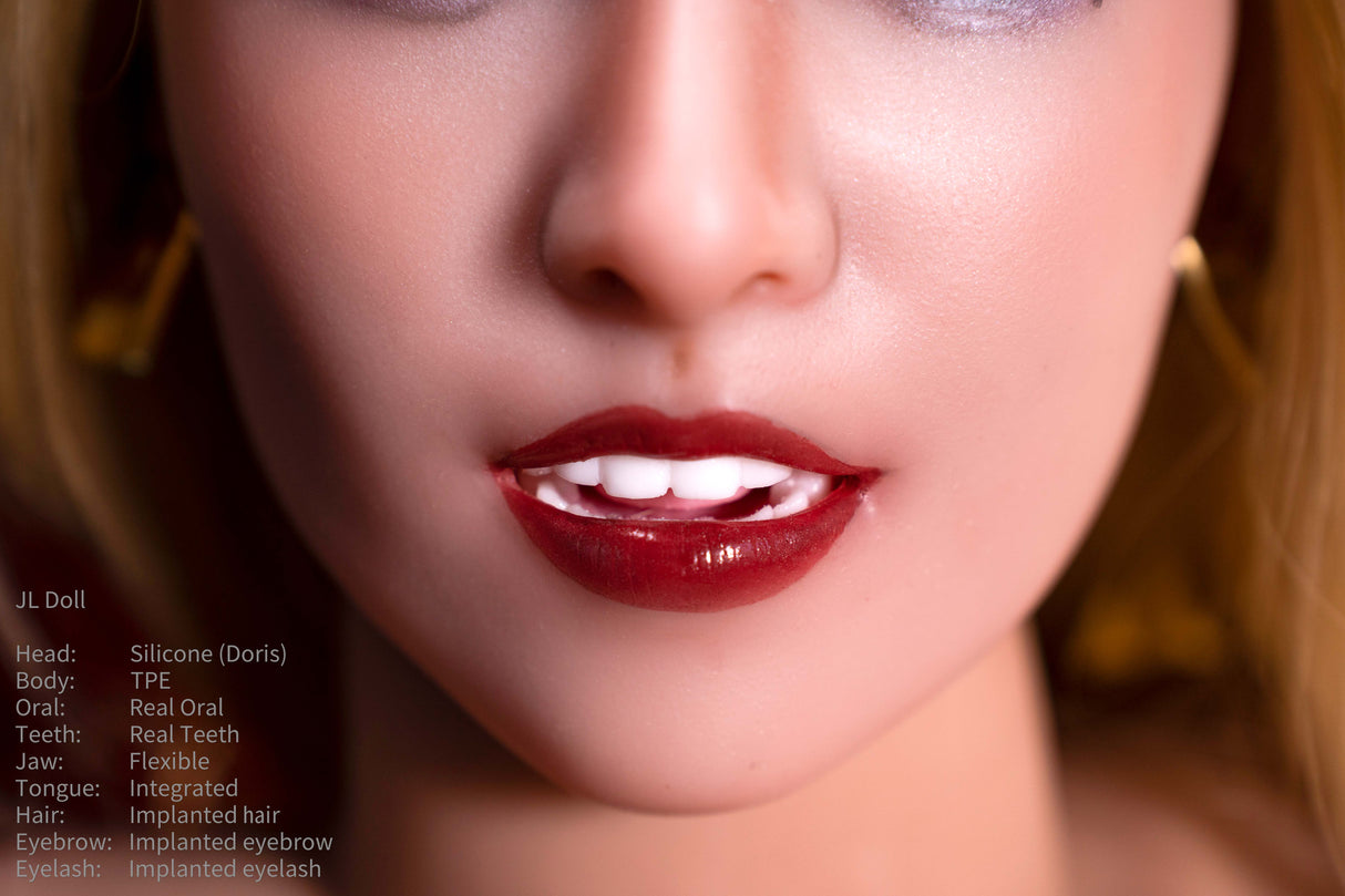 148cm/4ft9 E-cup Silicone Head TPE Body Sex Doll – Vivika
