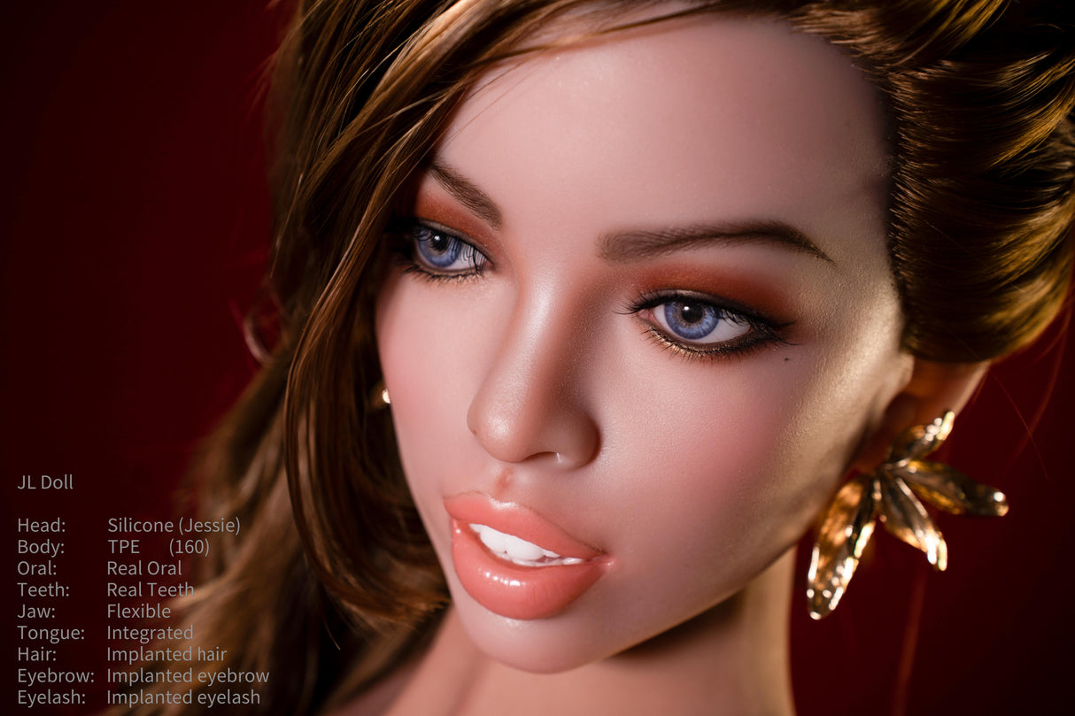 160cm/5ft2 E-cup Silicone Head TPE Body Sex Doll – Kenna