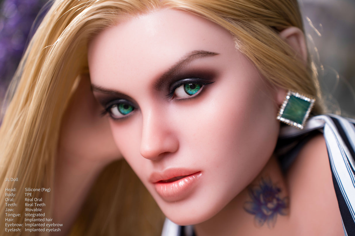 153cm/5ft S-cup Silicone Head TPE Body Sex Doll – Tressa