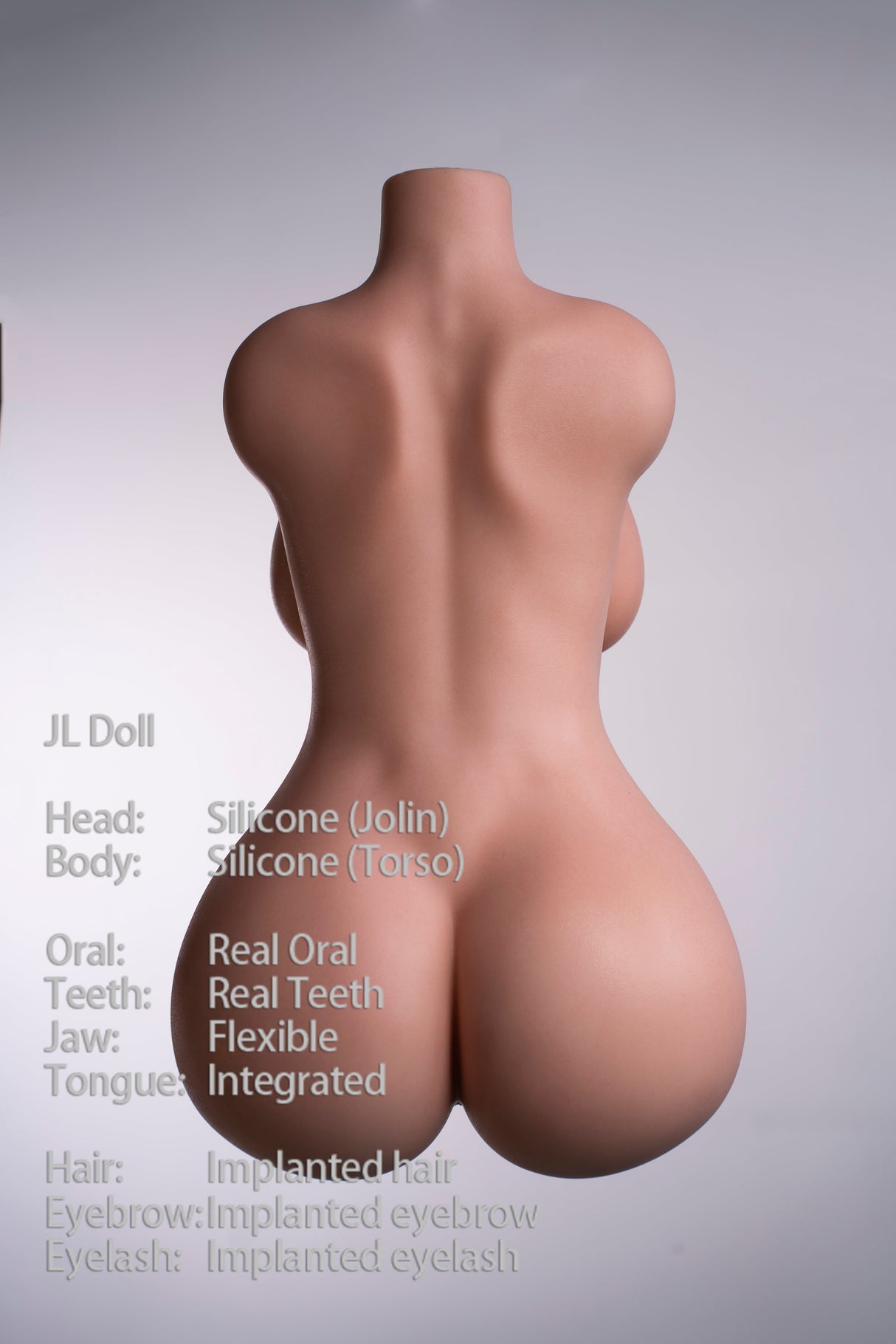 86cm/2ft10 C-cup Silicone Sex Doll Torso – Sorrel