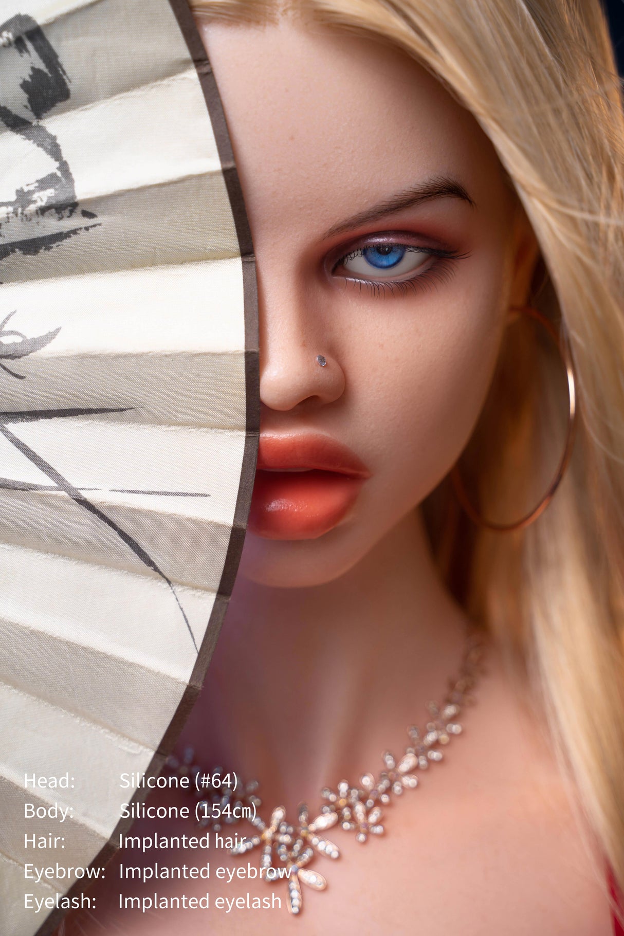 154cm/5ft1 F-cup Silicone Sex Doll – Hunni