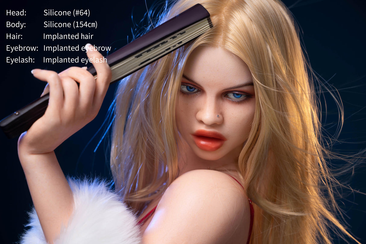 154cm/5ft1 F-cup Silicone Sex Doll – Hunni