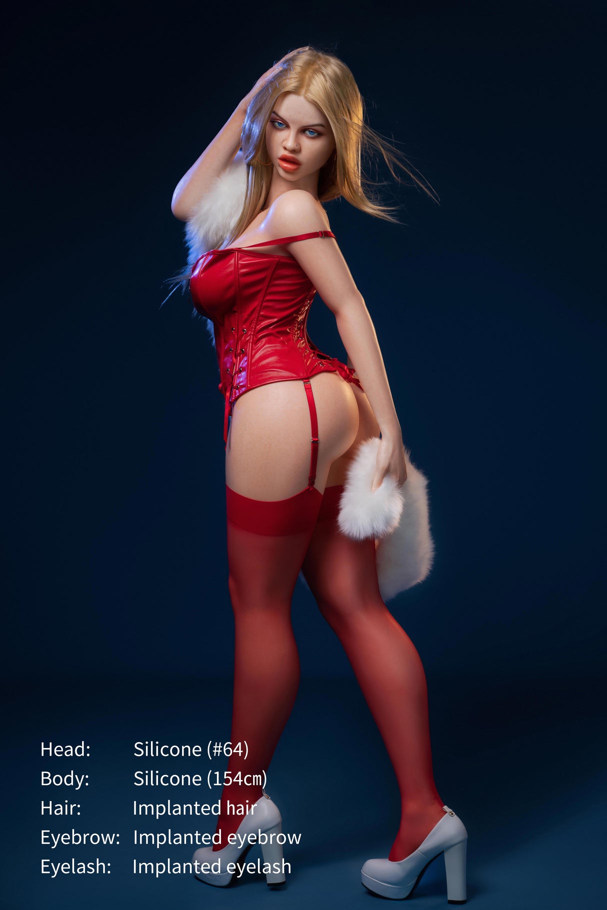 154cm/5ft1 F-cup Silicone Sex Doll – Hunni