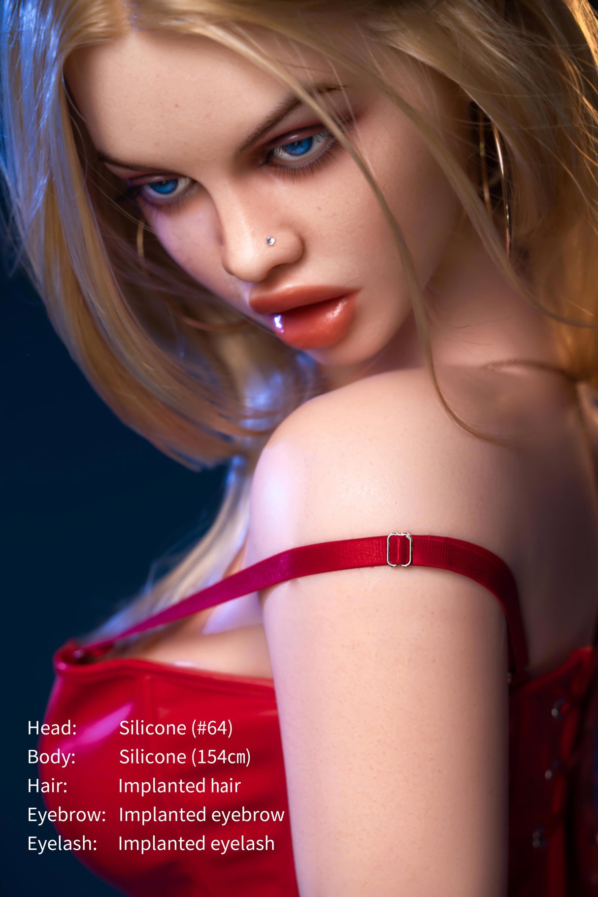 154cm/5ft1 F-cup Silicone Sex Doll – Hunni