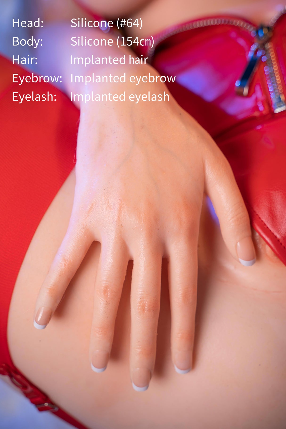 154cm/5ft1 F-cup Silicone Sex Doll – Hunni