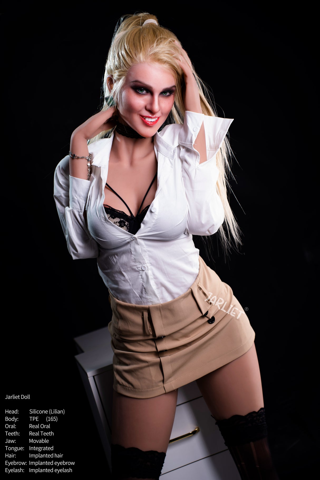 165cm/5ft4 D-cup Silicone Head TPE Body Sex Doll – Sahara