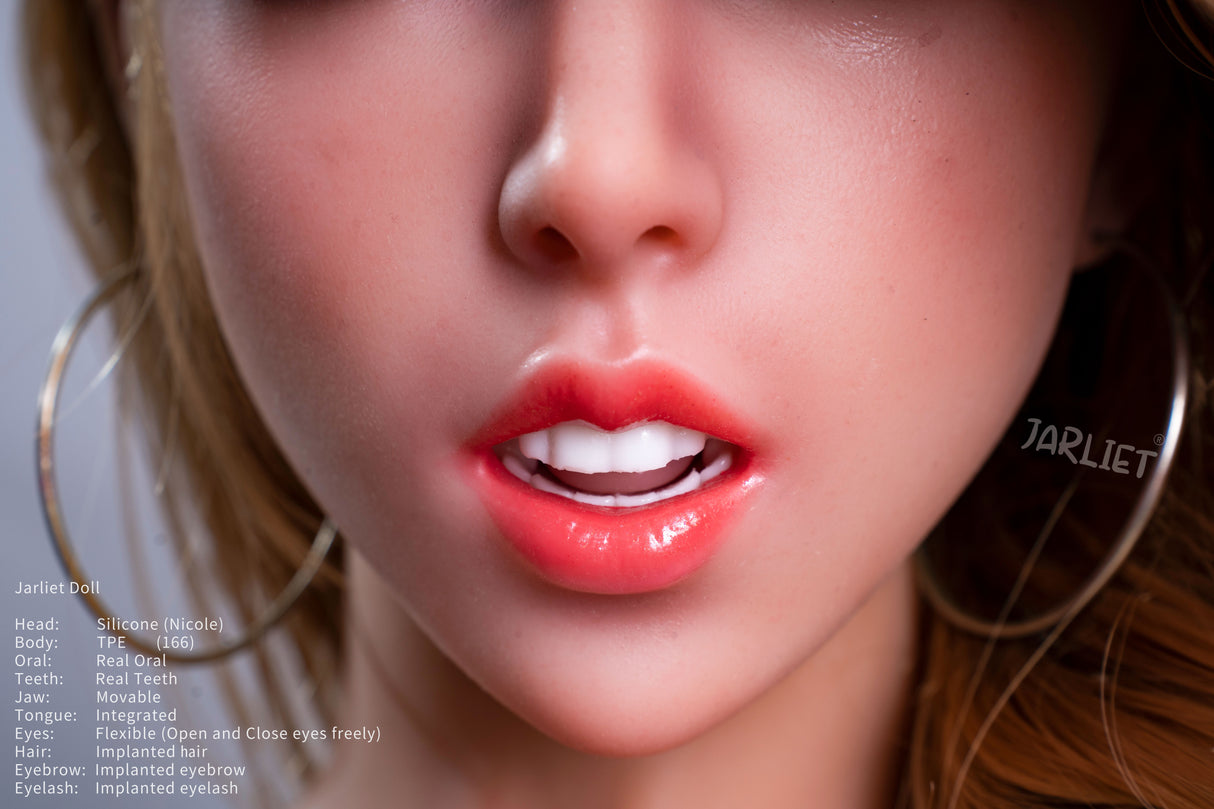 166cm/5ft4 D-cup Silicone Head TPE Body Sex Doll – Kalina