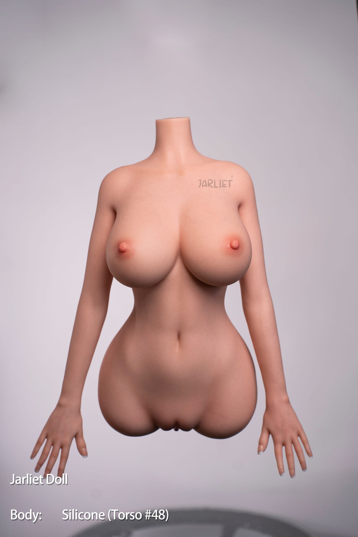48cm/1ft7 D-cup Silicone Sex Doll Torso