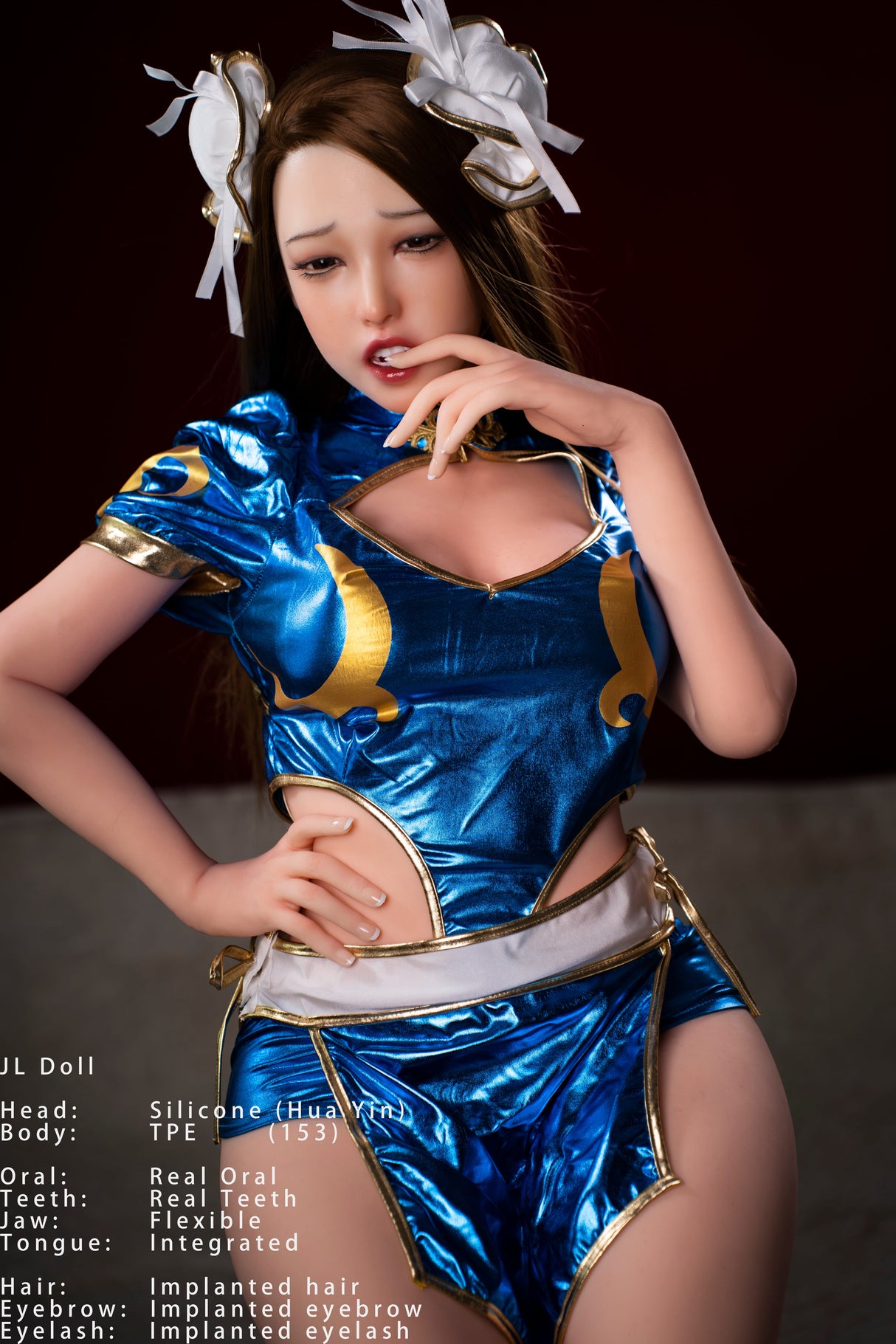 153cm/5ft E-cup Silicone Head TPE Body Sex Doll – Selyna