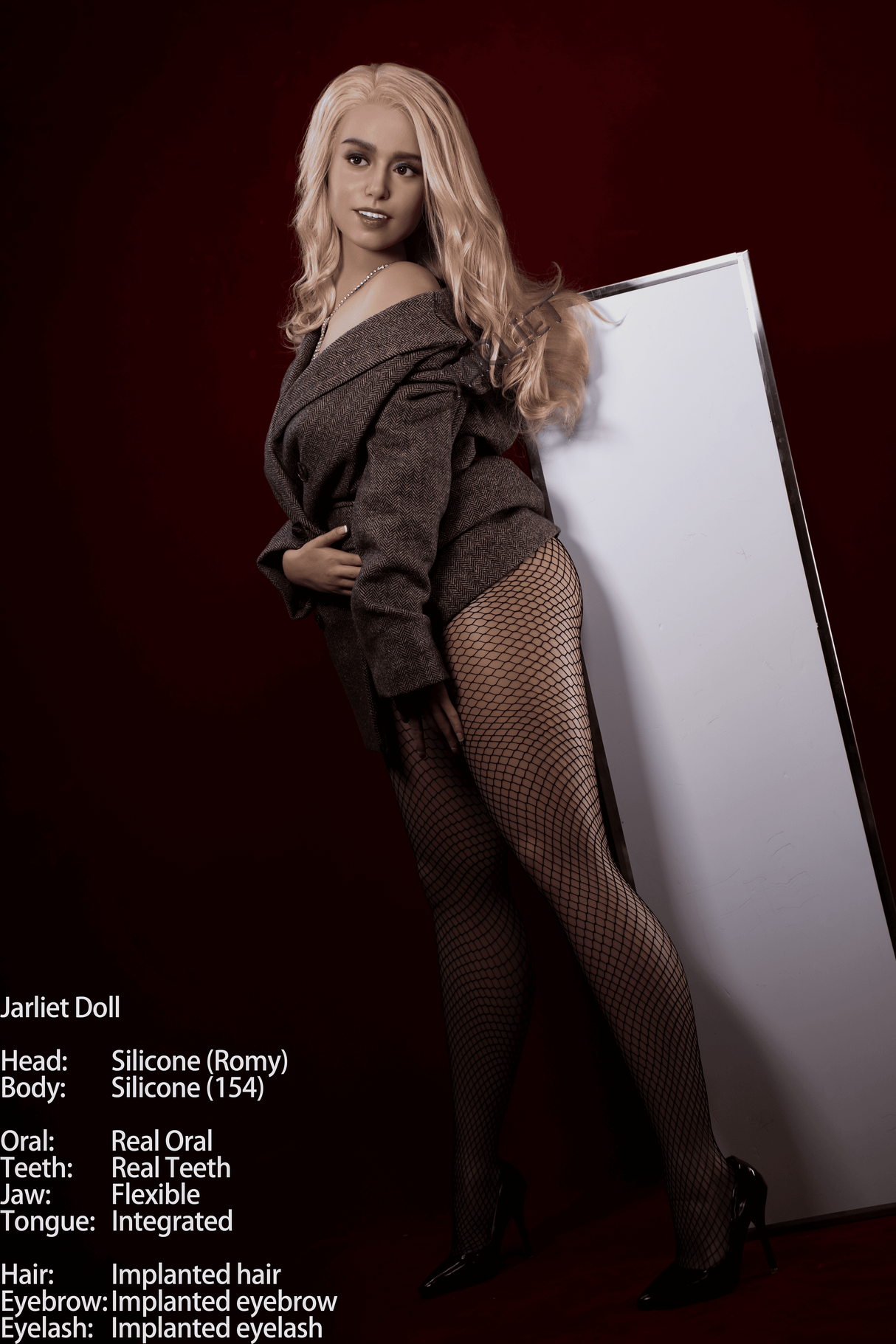 154cm/5ft1 D-cup Silicone Sex Doll – Delia