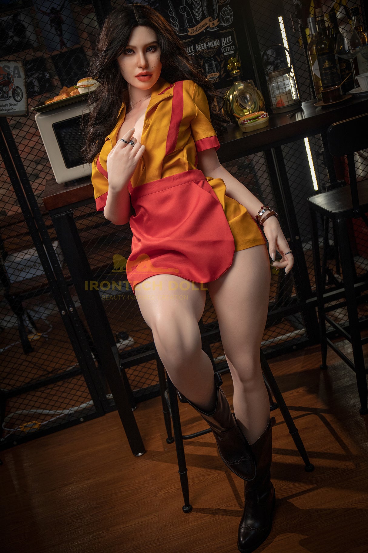 164cm/5ft4 F-cup Silicone Sex Doll – Adrienne