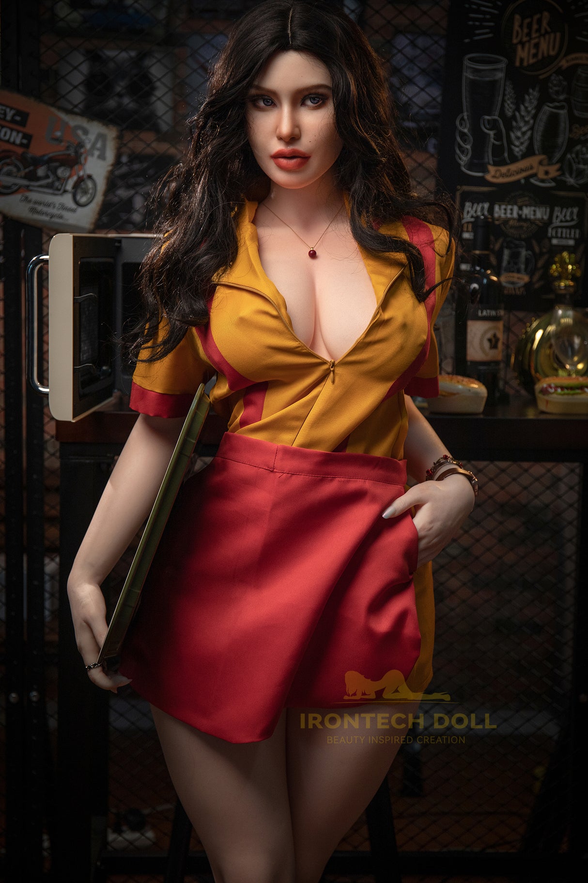 164cm/5ft4 F-cup Silicone Sex Doll – Adrienne