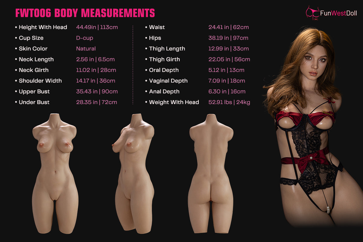 FWT006 113cm Dカップ ナチュラル #054S ライラ