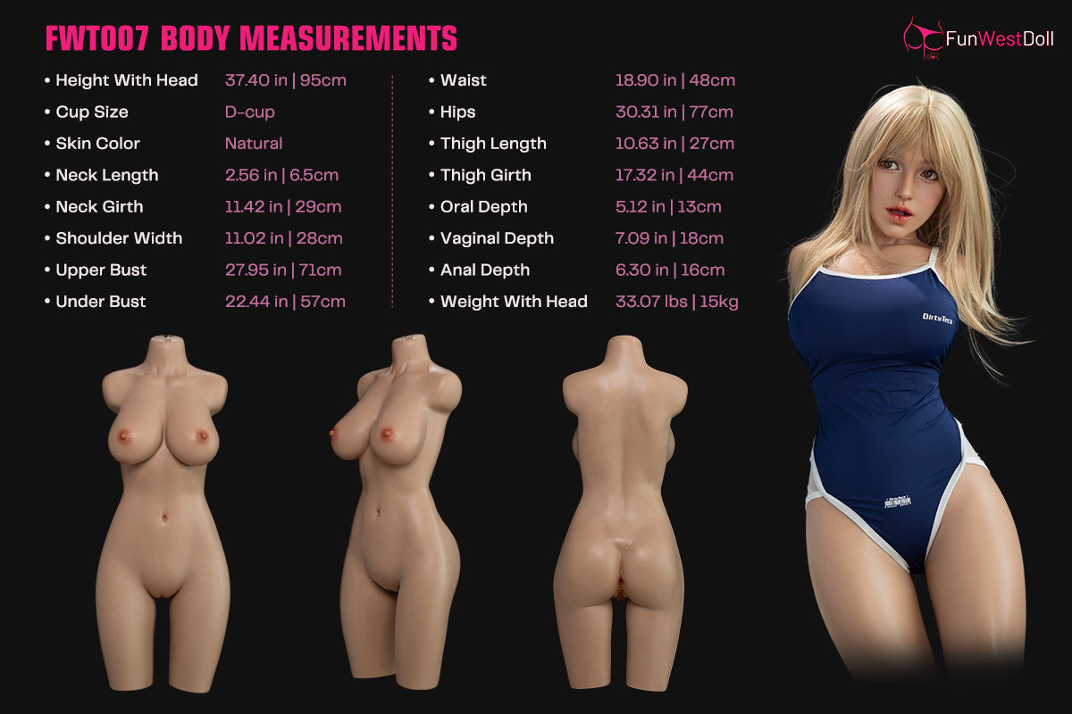 FWT007 95cm Dカップ ナチュラル #037SJ ベラ