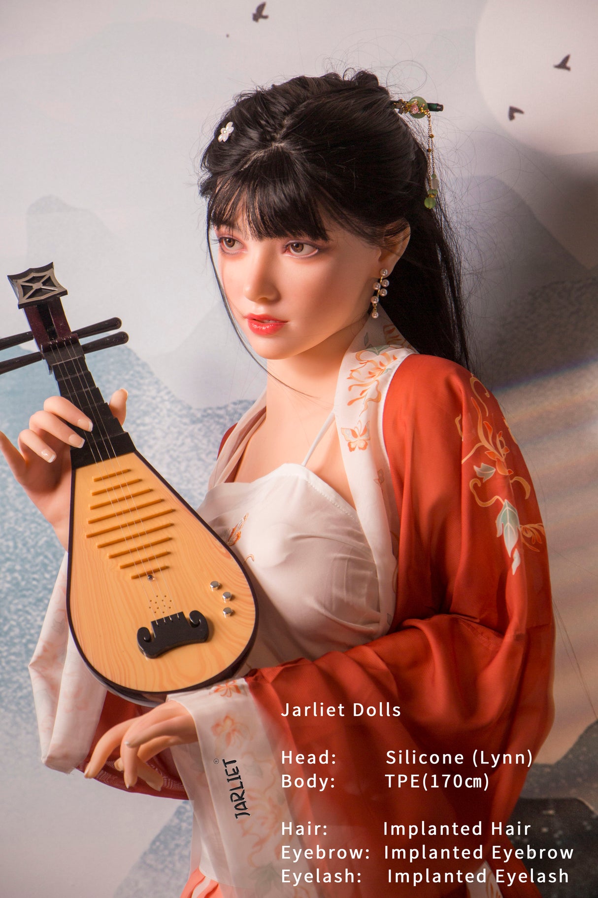 170cm/5ft6 F-cup Silicone Head TPE Body Sex Doll – Vynessa