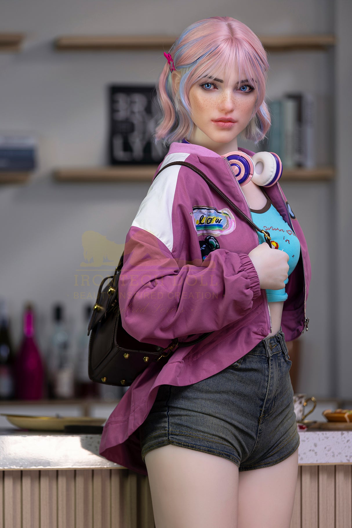 162cm/5ft3 A-cup Silicone Head TPE Body Sex Doll – Mystique