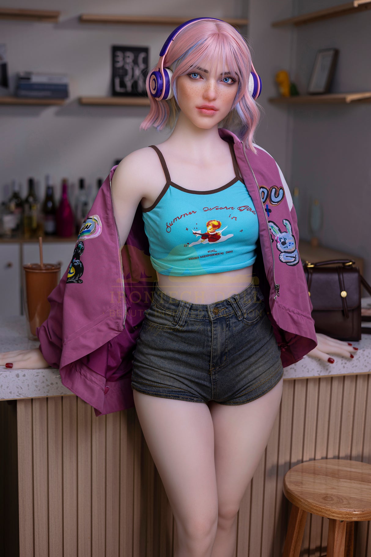 162cm/5ft3 A-cup Silicone Head TPE Body Sex Doll – Mystique