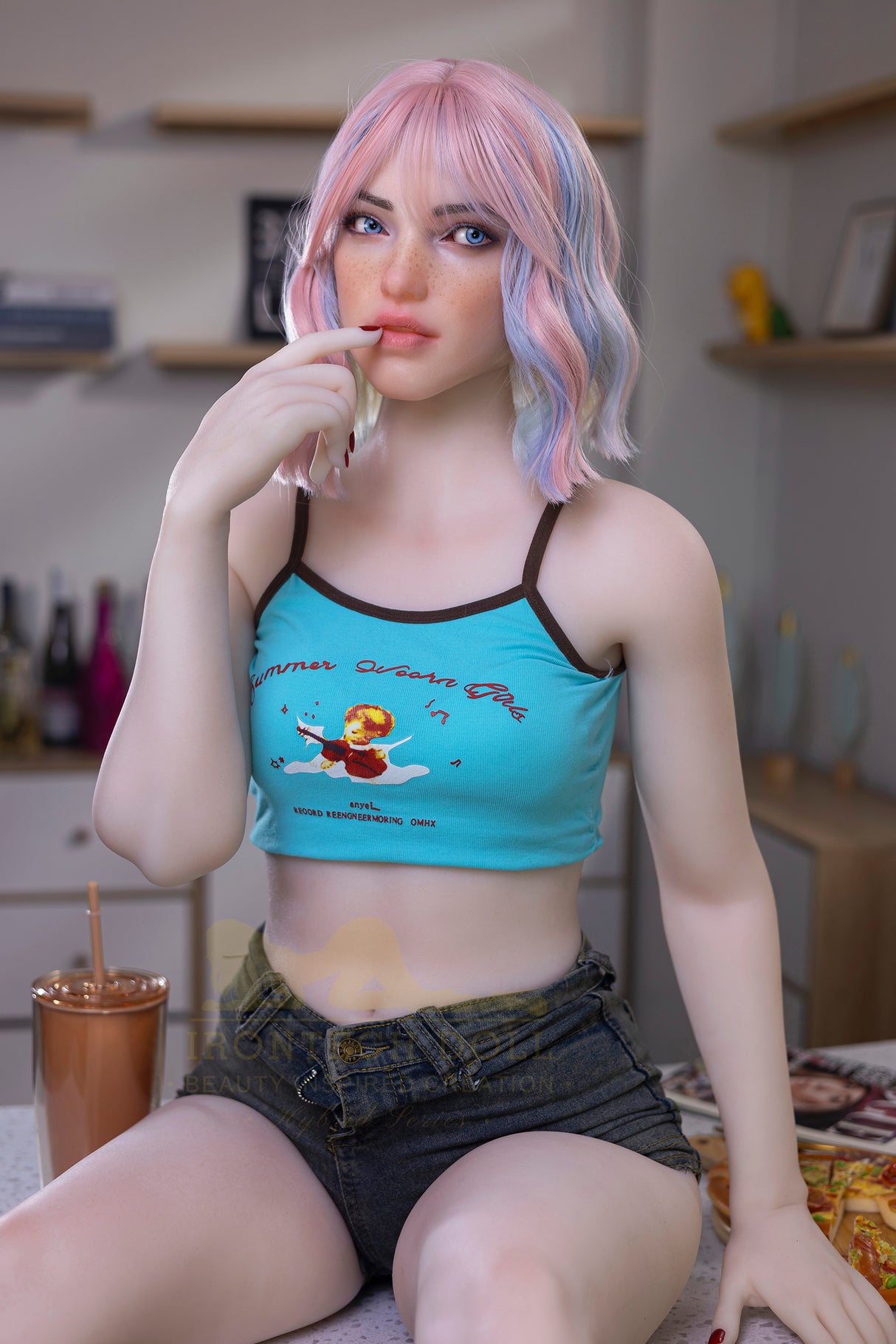 162cm/5ft3 A-cup Silicone Head TPE Body Sex Doll – Mystique