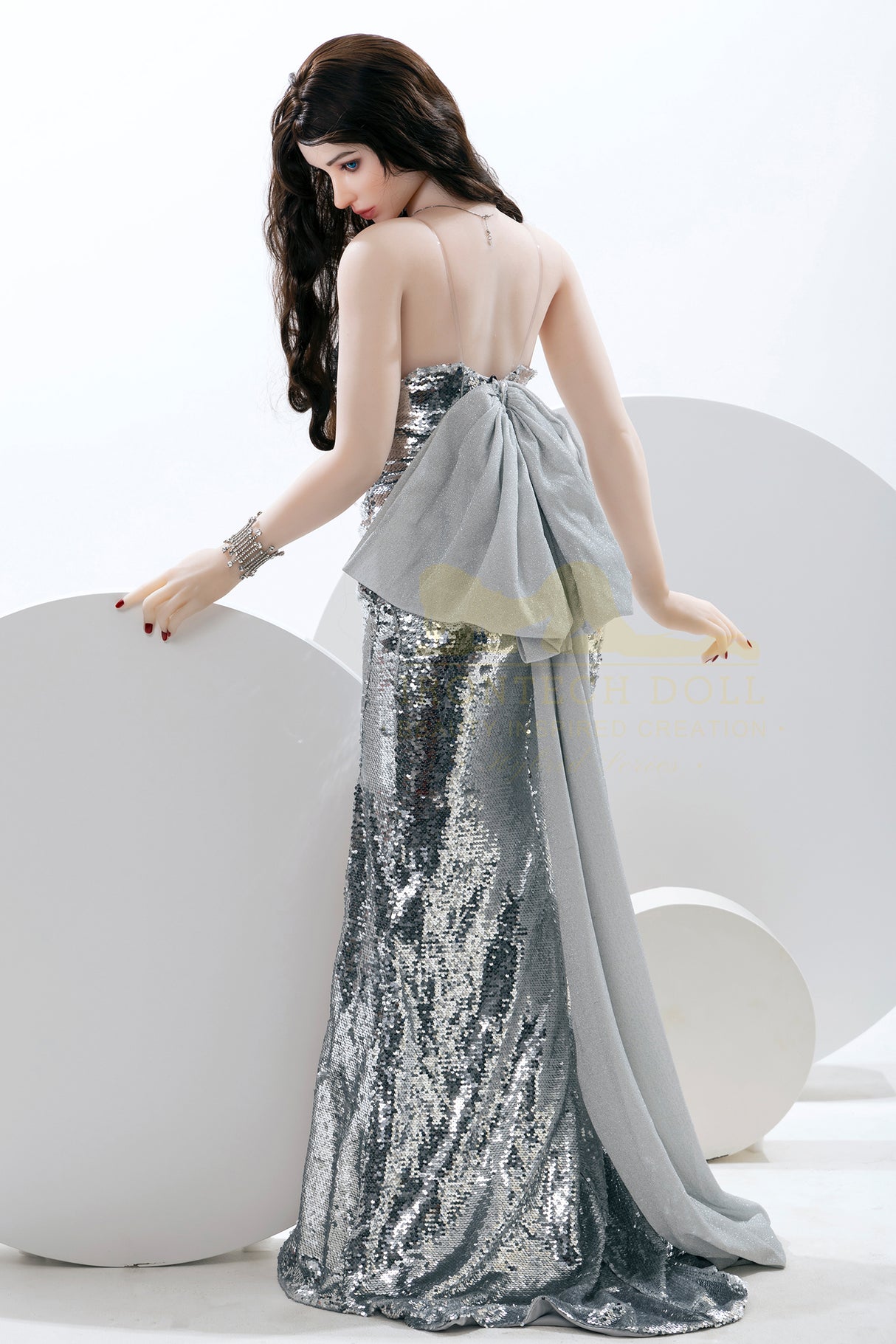 162cm/5ft3 A-cup Silicone Head TPE Body Sex Doll – Evangeline