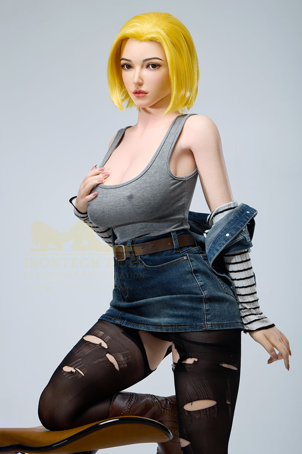 159cm/5ft2 G-cup Silicone Sex Doll – Elena