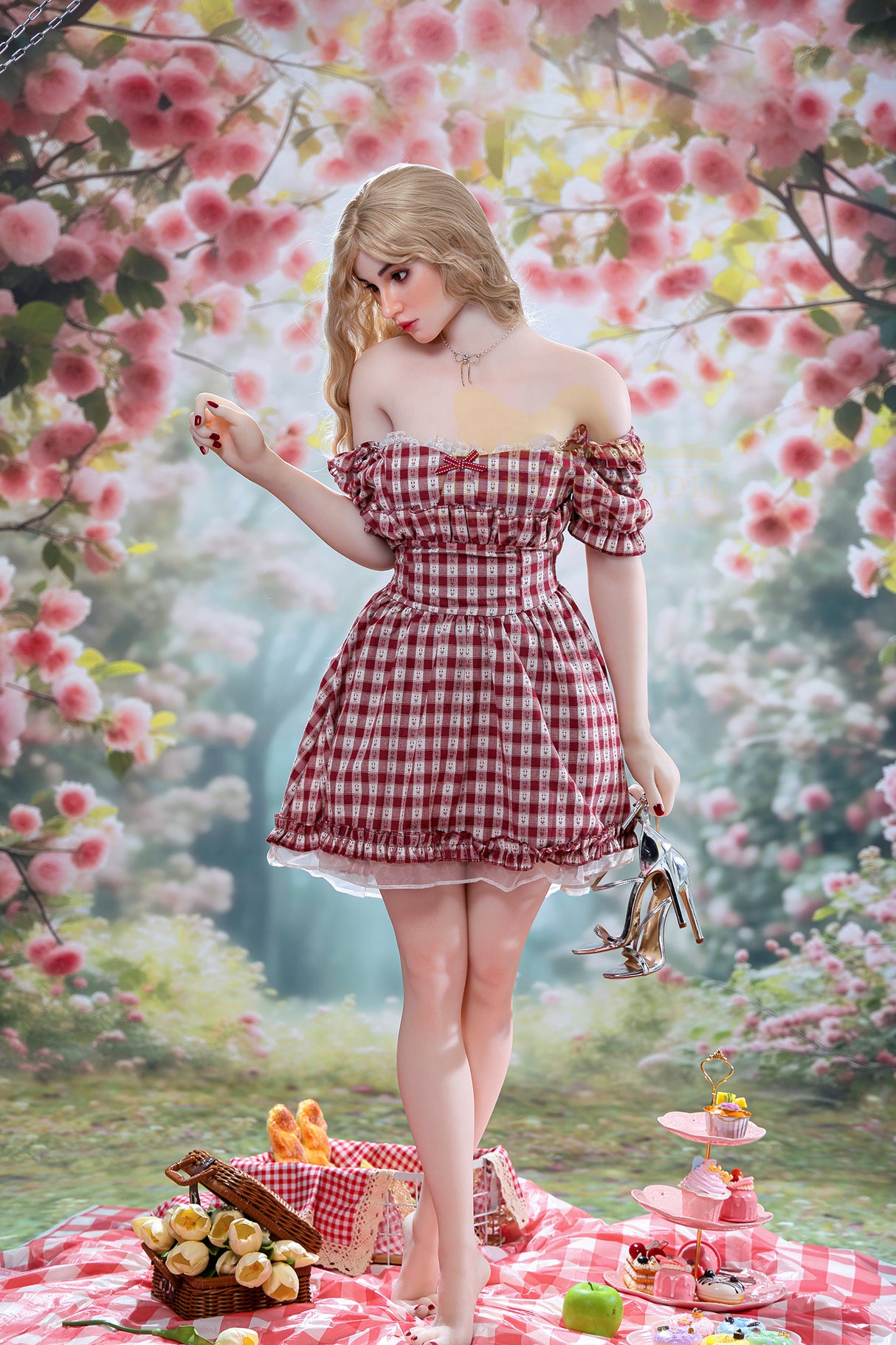 162cm/5ft3 A-cup Silicone Head TPE Body Sex Doll – Ginevra