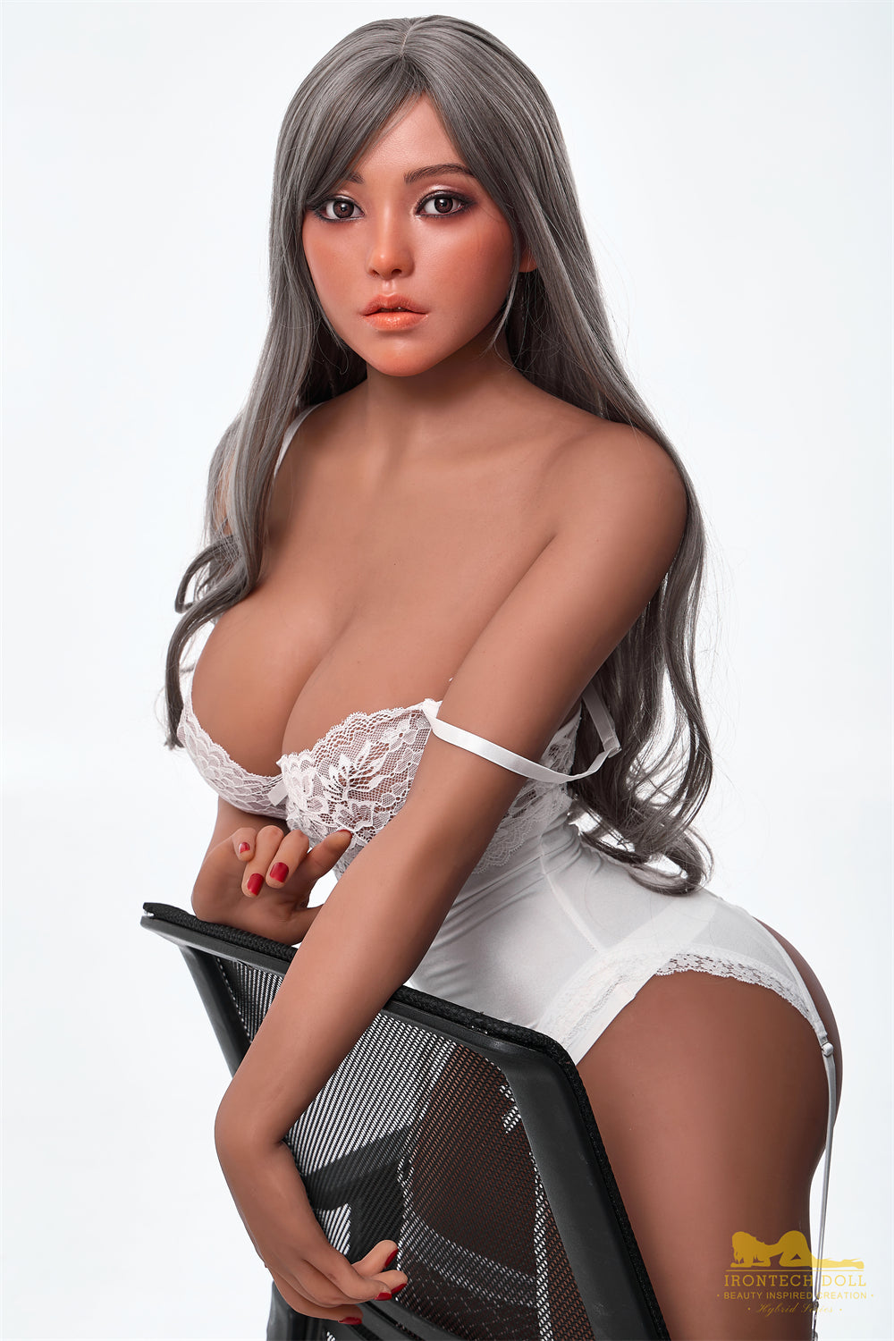 164cm/5ft4 E-cup Silicone Head TPE Body Sex Doll – Fern