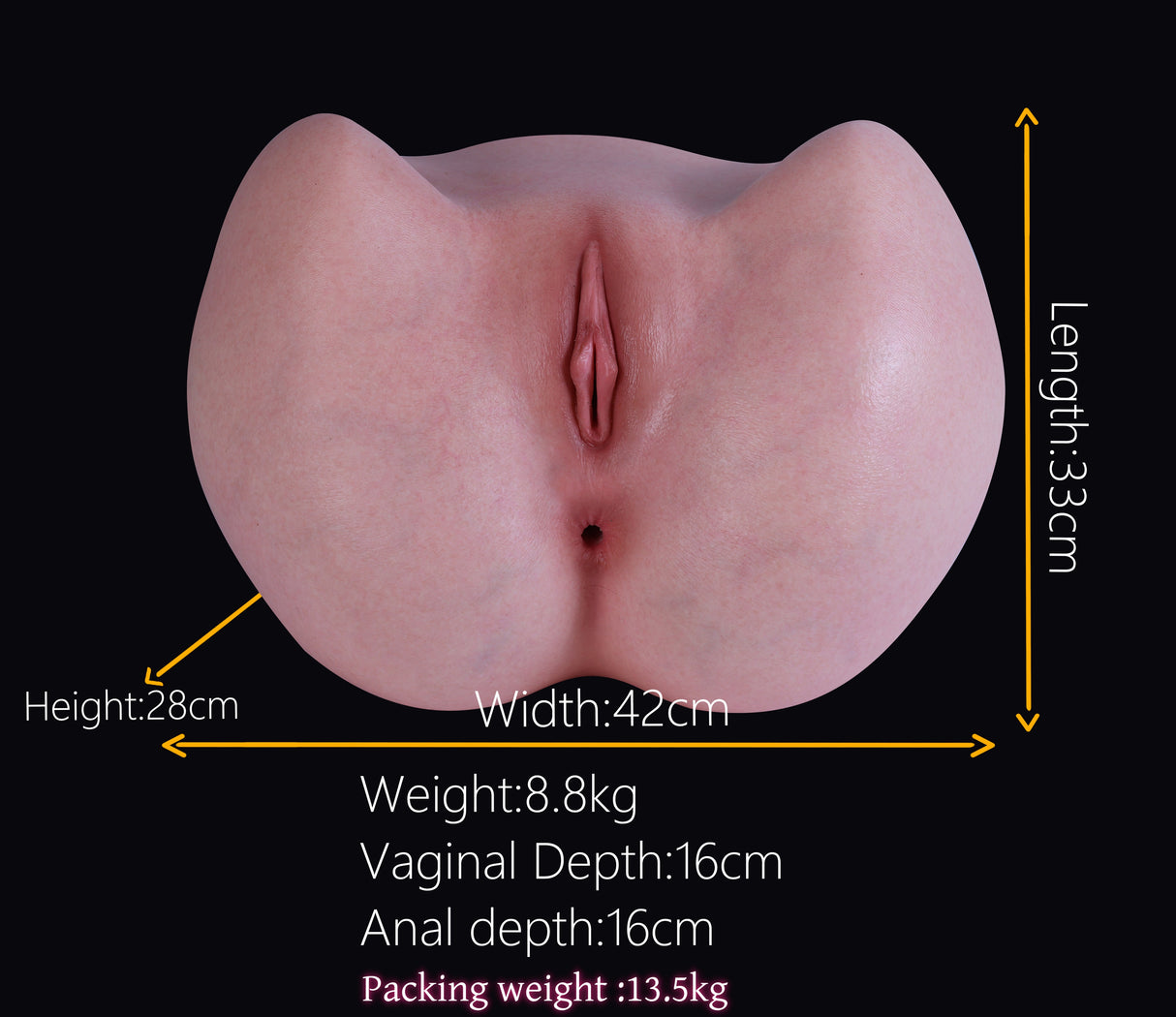 33cm/1ft1 Silicone Sex Doll Torso