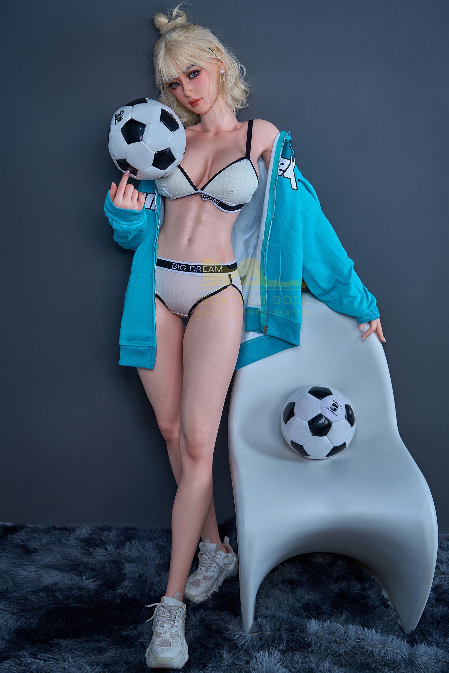 161cm/5ft3 F-cup Silicone Sex Doll – Miku