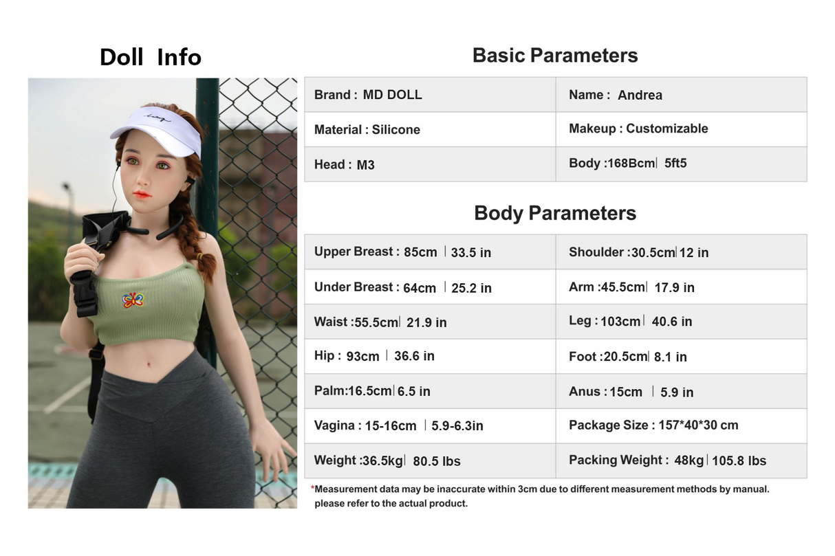 168cm/5ft5 E-cup Silicone Sex Doll –Isabella