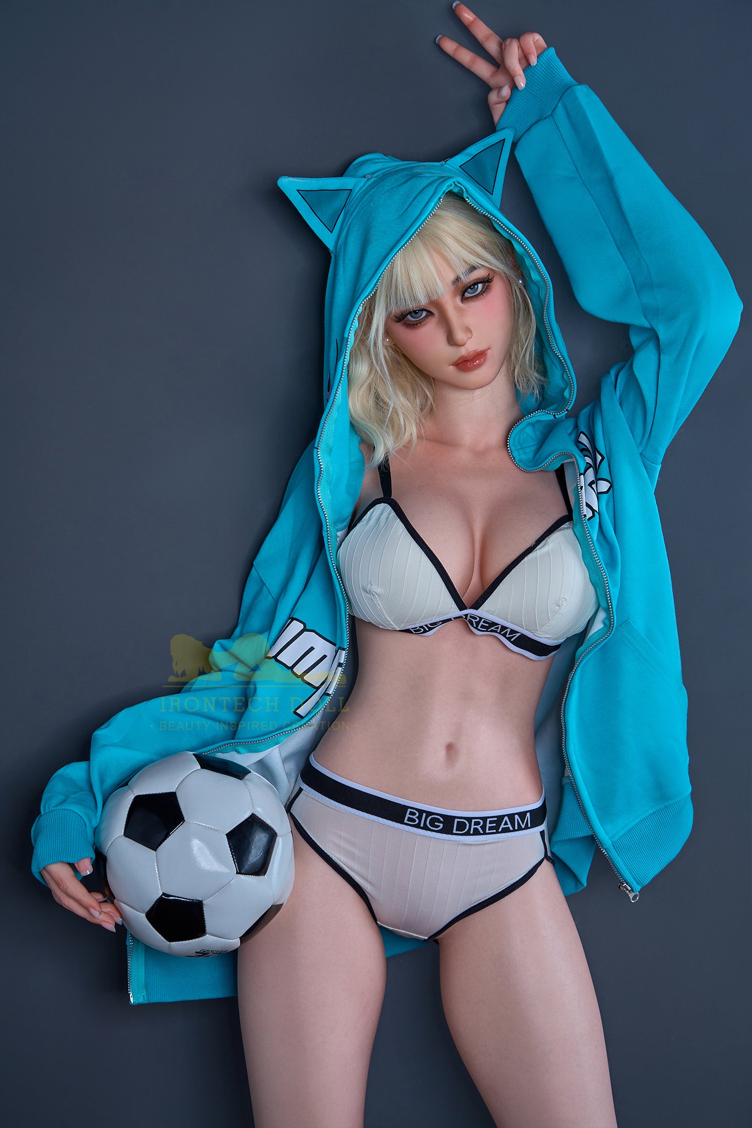 161cm/5ft3 F-cup Silicone Sex Doll – Miku